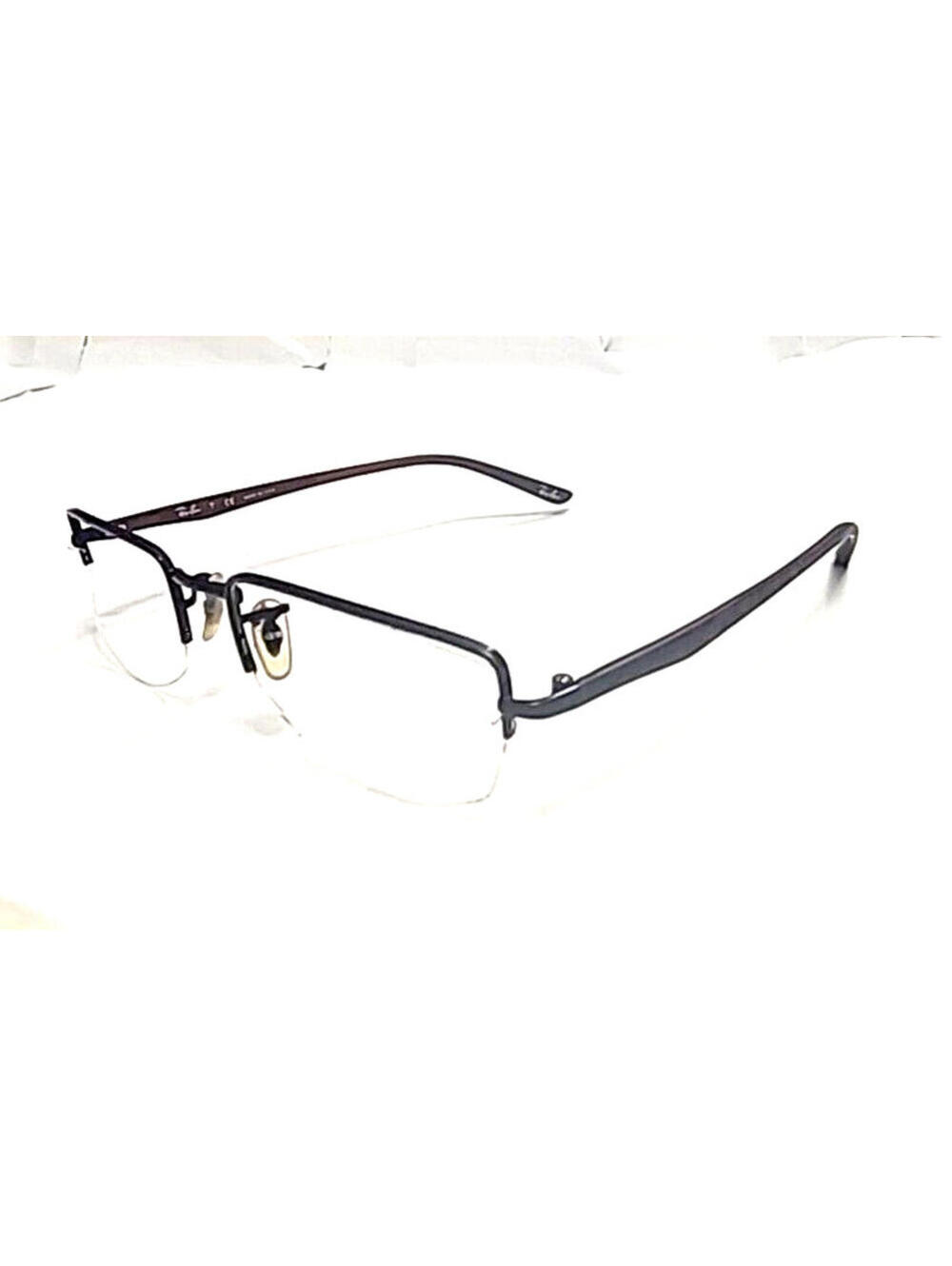 Ray Ban RB6222 2503 Black Rectangle Eyeglasses 52/18 135 NO Lenses